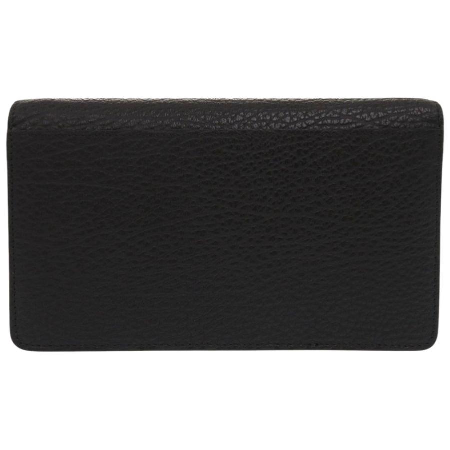 未使用品 メゾン マルジェラ 4ステッチ SA3UI0008 レザー ブラック  