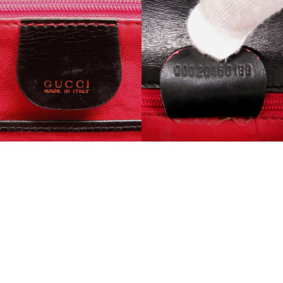 GUCCI（グッチ） 美品 2WAY バンブー 000 2046 0188 レザー ブラック