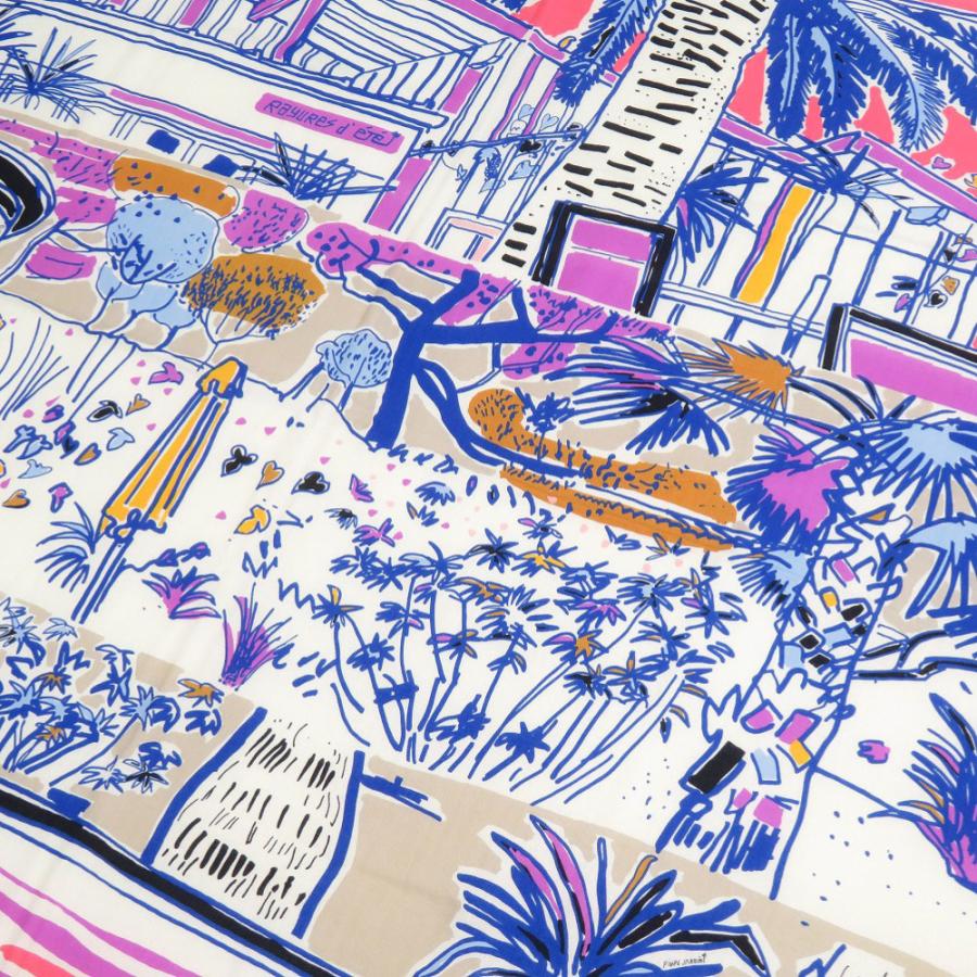 HERMES 美品 エルメス カレ140 カレジェアン レイユール デテ