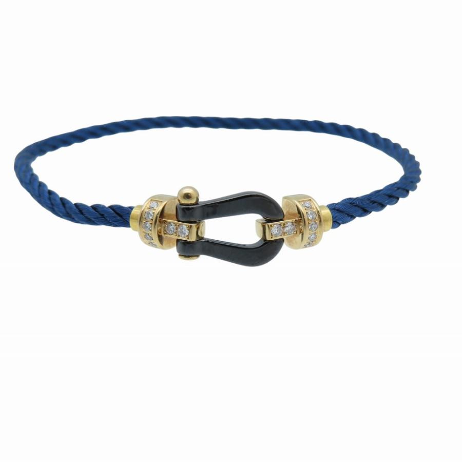 Fred（フレッド） 美品 フォース10 ハーフダイヤ MM ブレスレット 750
