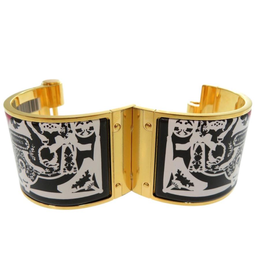 美品 エルメス エマイユ HERMES（エルメス） 未使用品 エマイユGM バングル ブレスレット