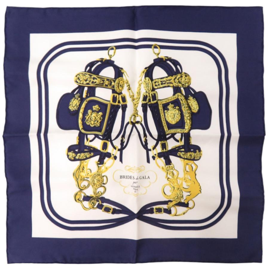 HERMES（エルメス） 未使用品 ポケットチーフ カレ45 プチカレ brides