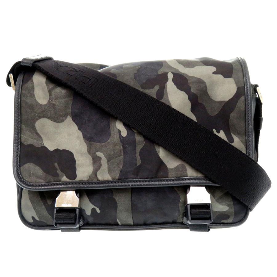 PRADA（プラダ） 美品 テスート 迷彩柄 メッセンジャー VA0768