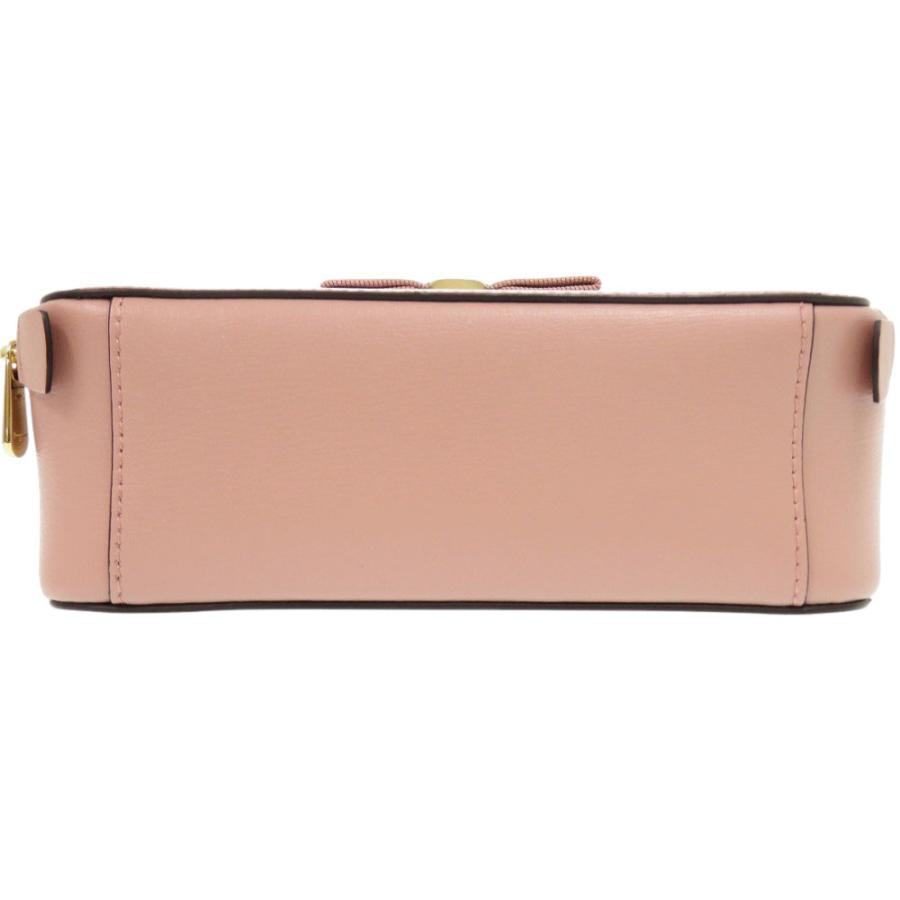 美品 サルヴァトーレフェラガモ 2WAY ヴァラリボン レザー ピンク