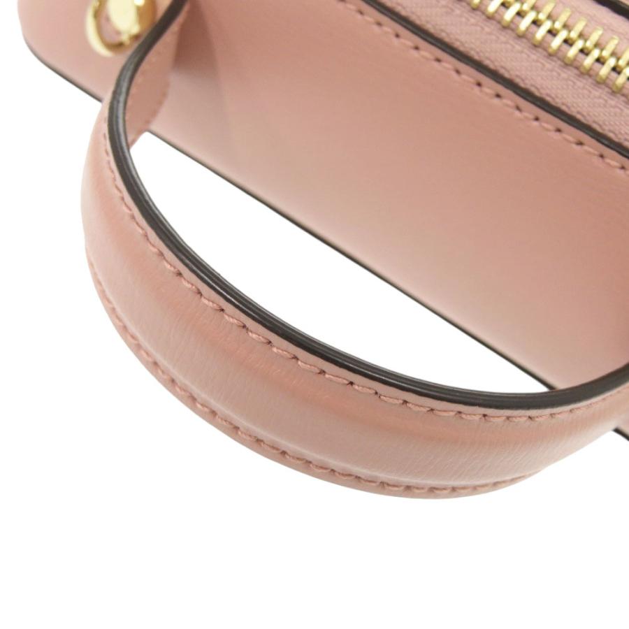 美品 サルヴァトーレフェラガモ 2WAY ヴァラリボン レザー ピンク