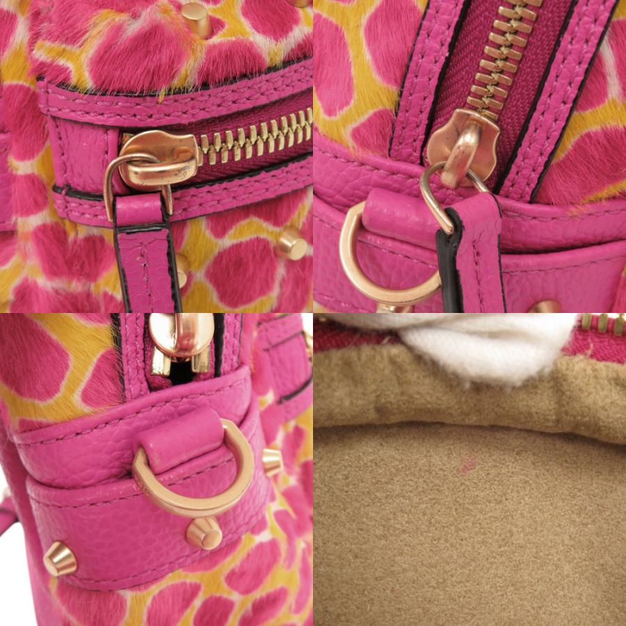 MCM（エムシーエム） 美品 エム シー エム アニマル柄 ハラコ レザー