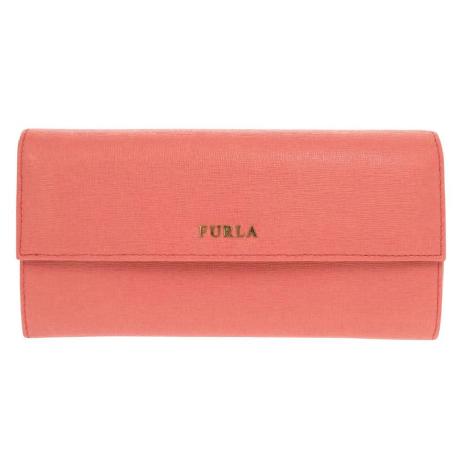 FURLA（フルラ） 未使用品 レザー ピンク 長財布 二つ折り長財布 0714