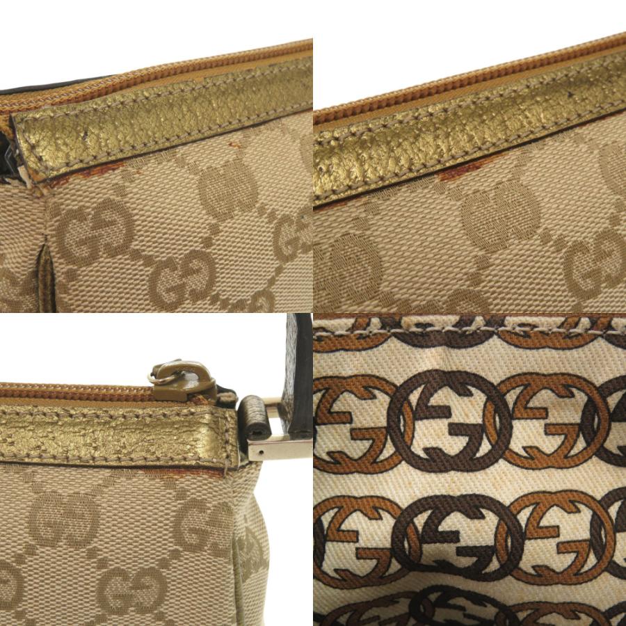 GUCCI（グッチ） アクセサリーポーチ 145750 GGキャンバス ベージュ 