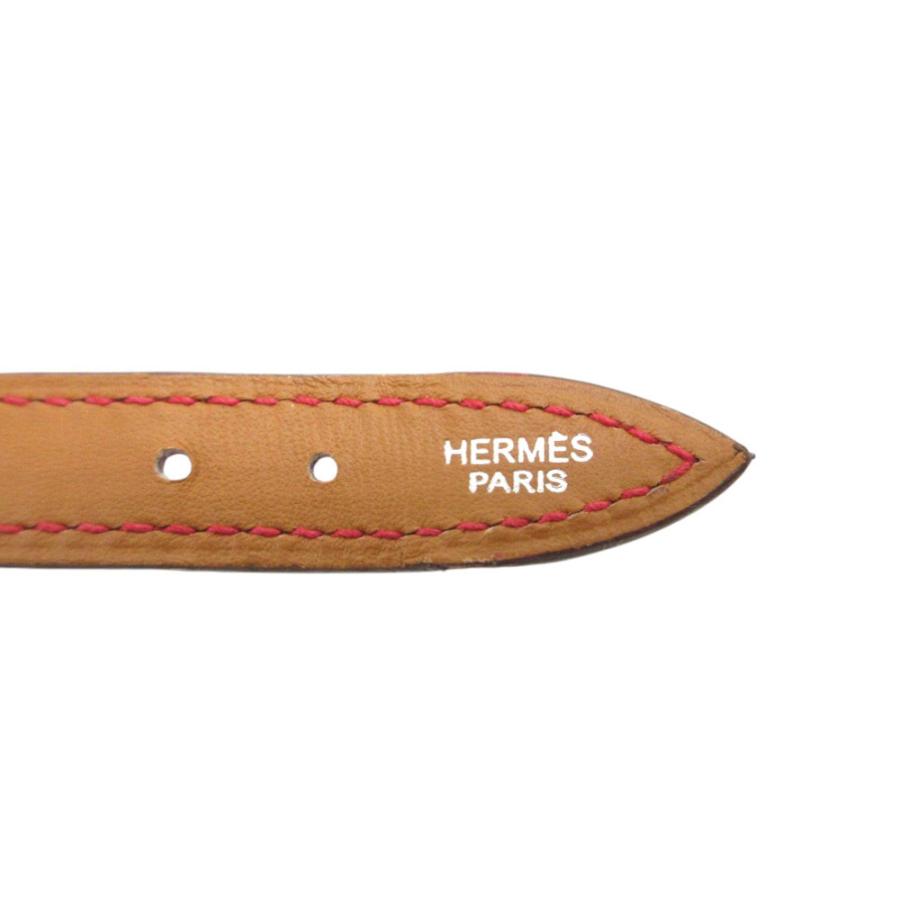 HERMES（エルメス） 美品 ベルトモチーフ スカーフリング レザー