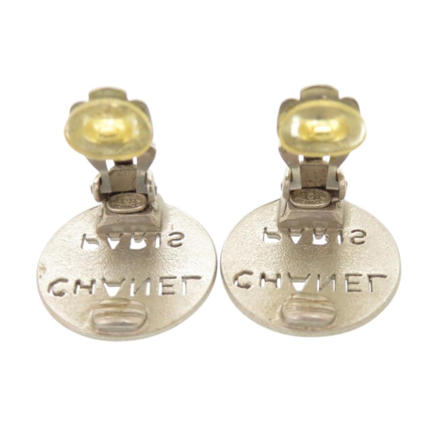 CHANEL（シャネル） 美品 ロゴ 00 C シルバー イヤリング アクセサリー 