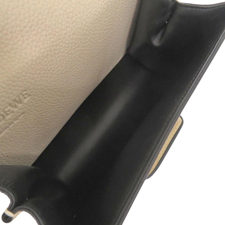 美品 ロエベ バルセロナ スモール レザー ベージュ ショルダーバッグ 1553 LOEWE_6