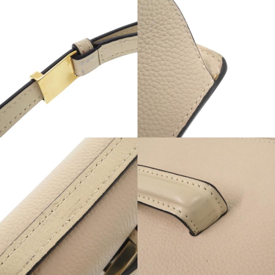 美品 ロエベ バルセロナ スモール レザー ベージュ ショルダーバッグ 1553 LOEWE_7