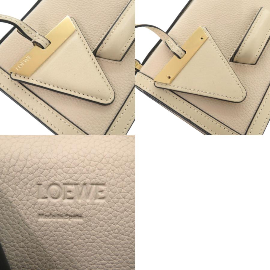 美品 ロエベ バルセロナ スモール レザー ベージュ ショルダーバッグ 1553 LOEWE_8