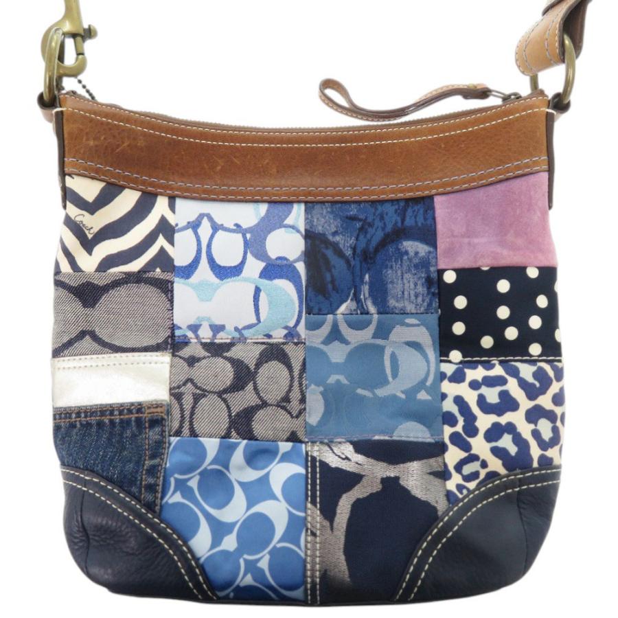 コーチ F12317 シグネチャー ハンドバッグ レザー キャンバスパッチワーク COACH（コーチ） パッチワークシグネチャー 10812 レザー/キャンバス
