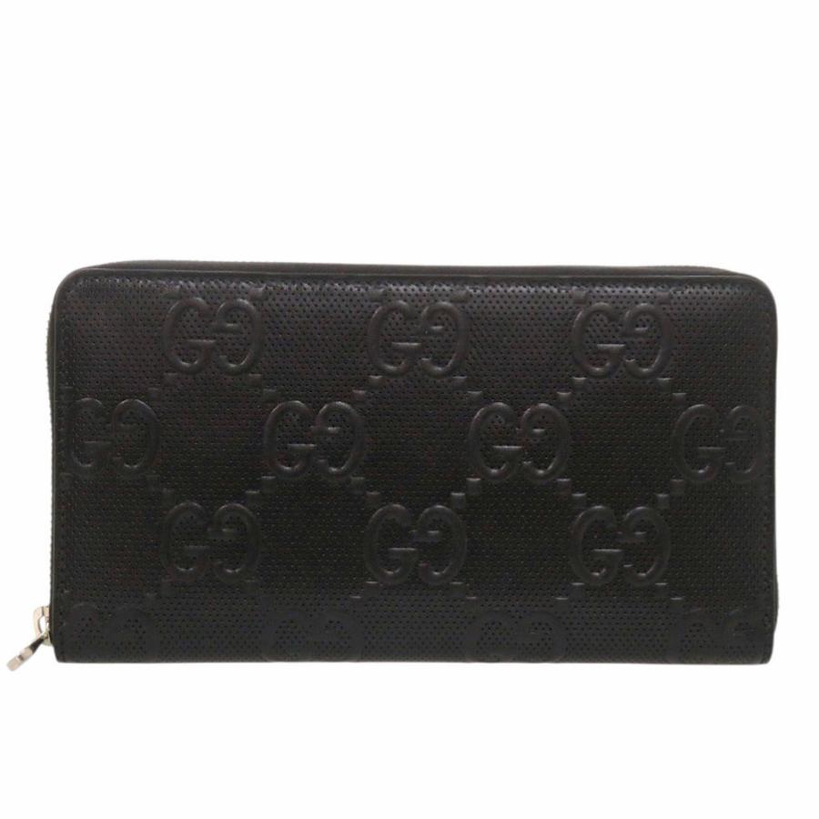 グッチ ジップアラウンド オーガナイザー ブラック 625563 黒 長財布 GUCCI（グッチ） 新品同様 ジップアラウンドオーガナイザー 625563 GG