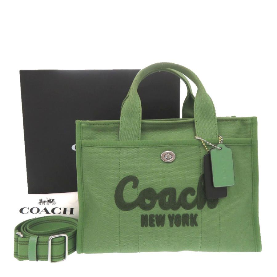 チ*ム様 【新品】COACH コーチ オリーブグリーン キャンバス トートバッグ COACH（コーチ） 美品 カーゴ トート 26キャンバス CP158 LHRT2