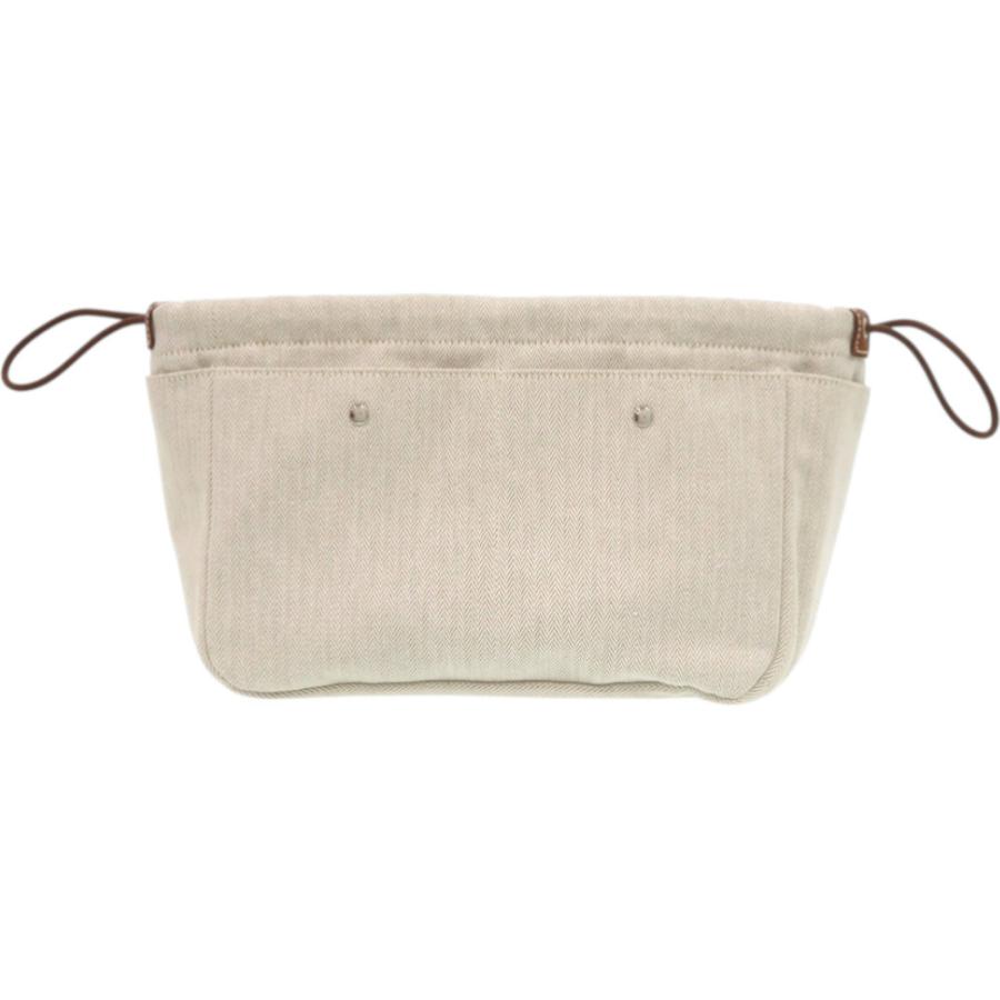 HERMES（エルメス） 美品 フールビ 25 バッグインバッグ コットン 