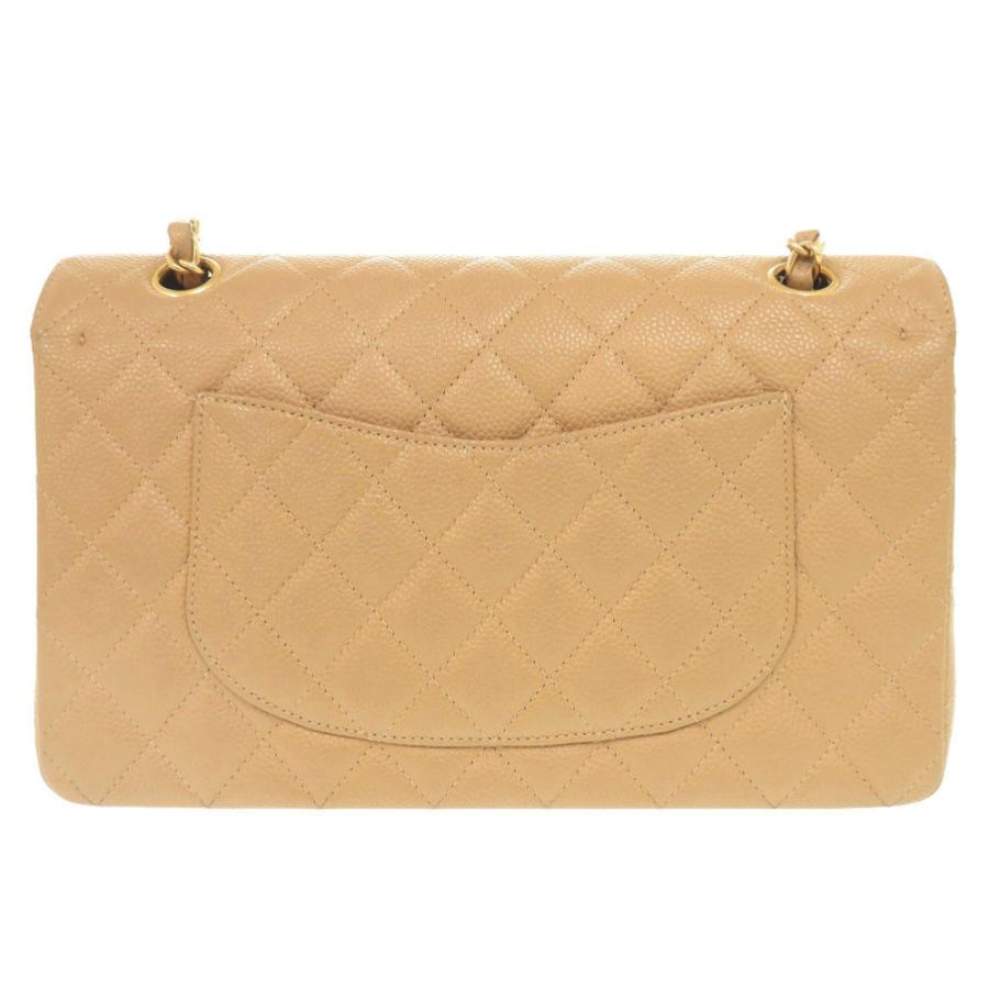 CHANEL（シャネル） 美品 マトラッセ25 ダブルフラップ キャビアスキン