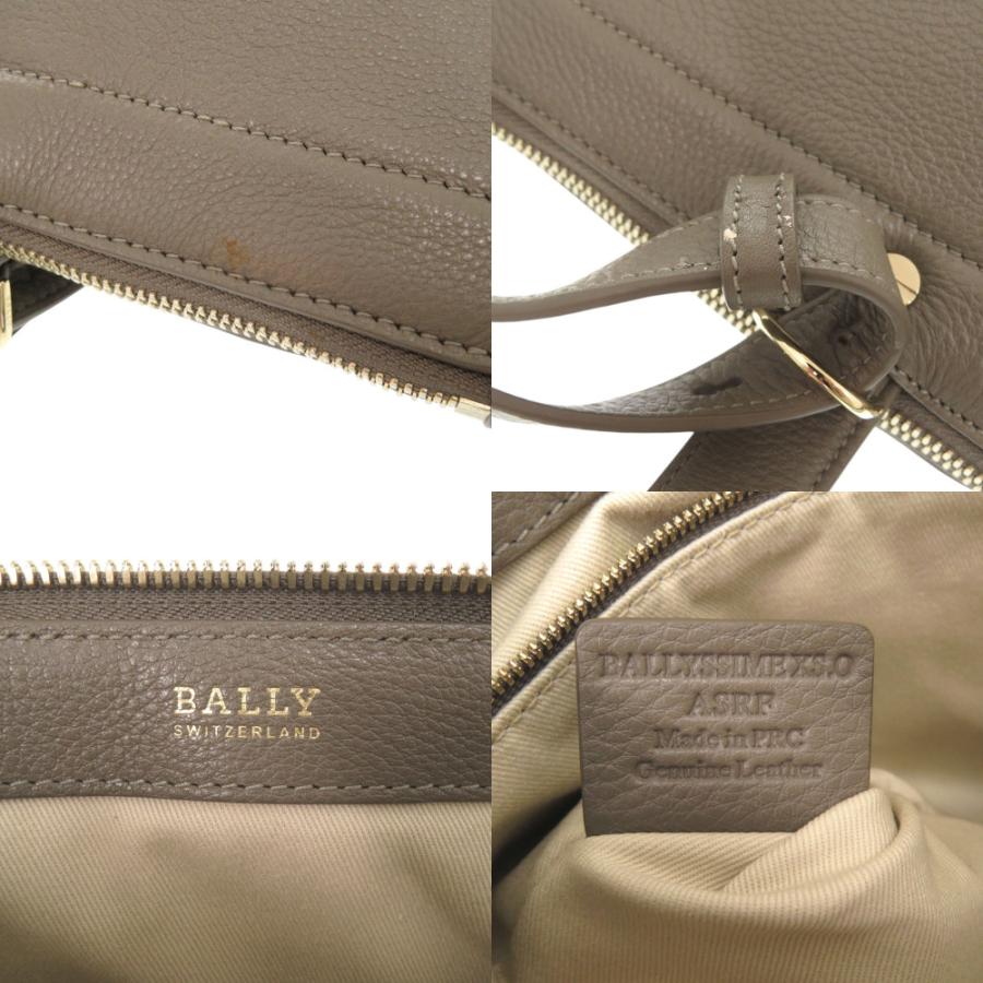 Bally（バリー） 美品 レザー グレージュ 2way トートバッグ 0291
