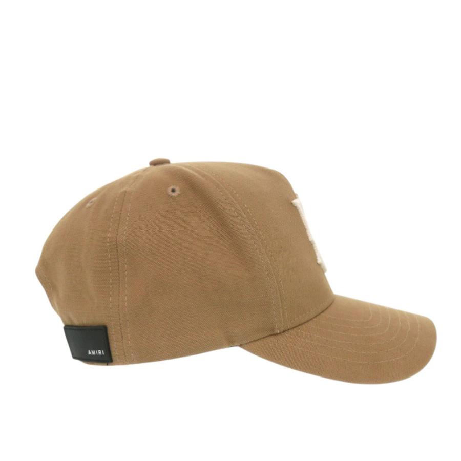 美品 アミリ MA ロゴ キャップ SRAMHACP1058SMRBC00 コットン ベージュ