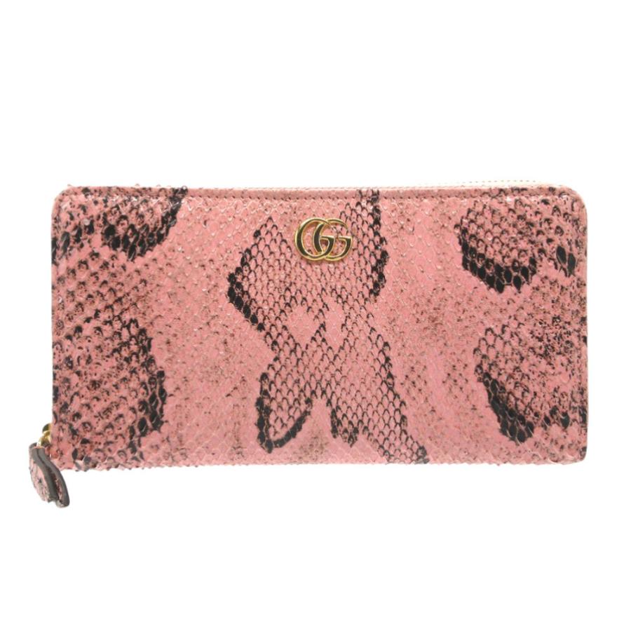 GUCCI（グッチ） 未使用 GGマーモント パイソン ピンク 456117 
