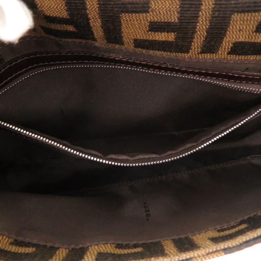 FENDI（フェンディ） 美品 ズッカ柄 マンマバケット 2305 26424 レザー