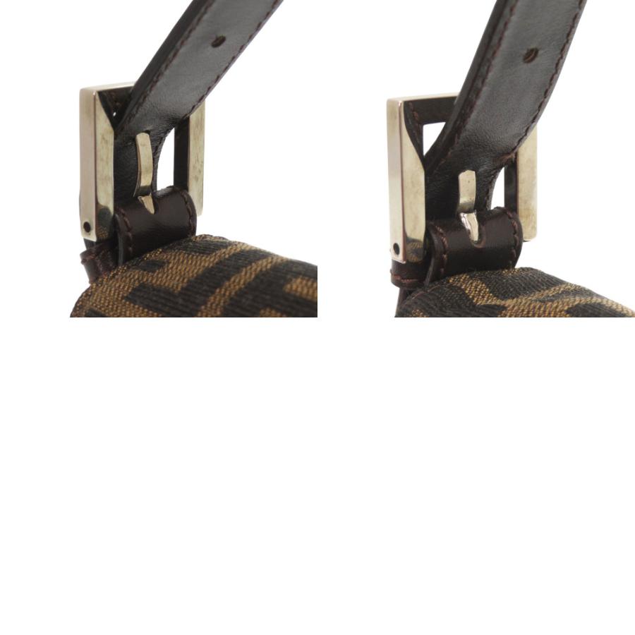 FENDI（フェンディ） 美品 ズッカ柄 マンマバケット 2305 26424 レザー