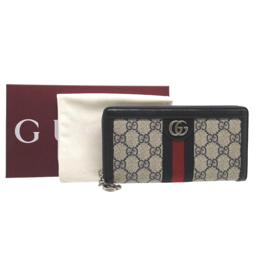 GUCCI（グッチ） 未使用 GGスプリーム ジップアラウンドウォレット GG 