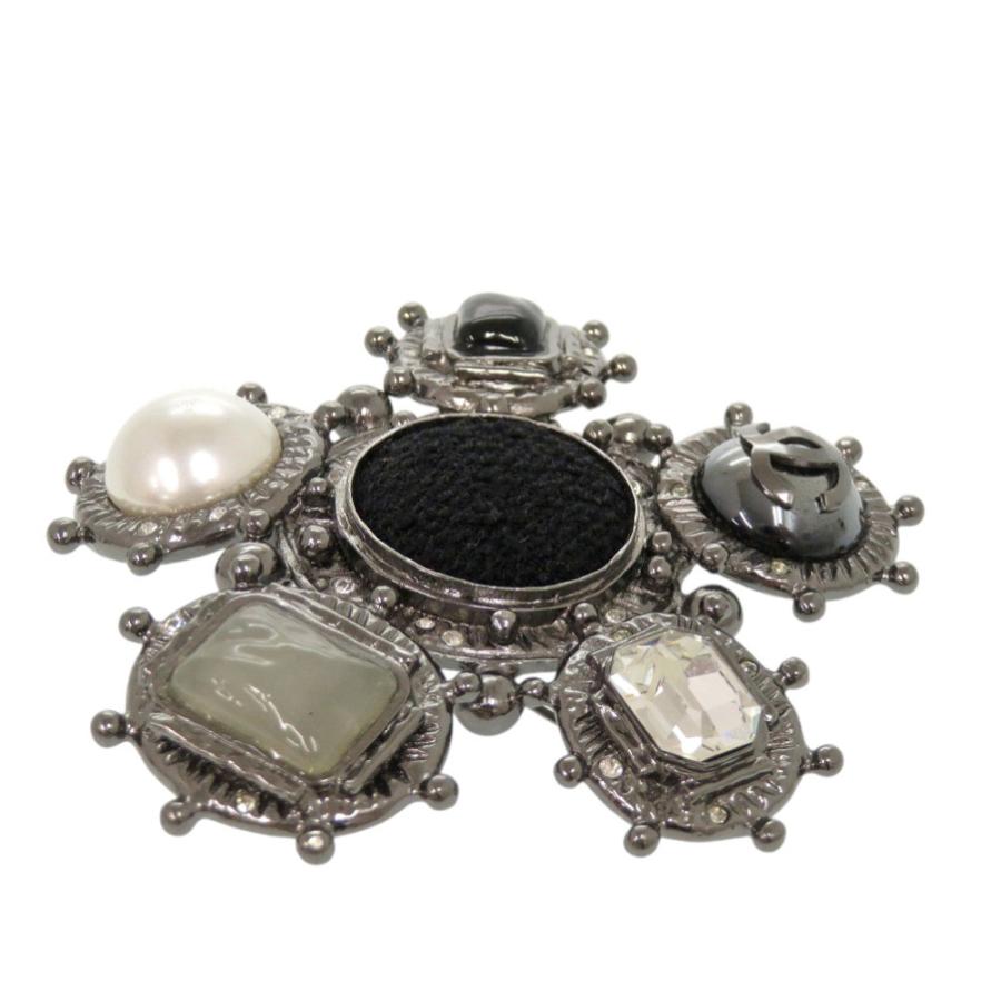 ⭐*い様 【美品】CHANEL ブローチ CHANEL（シャネル） 美品 ココマーク 05A メタル ブラック シルバー