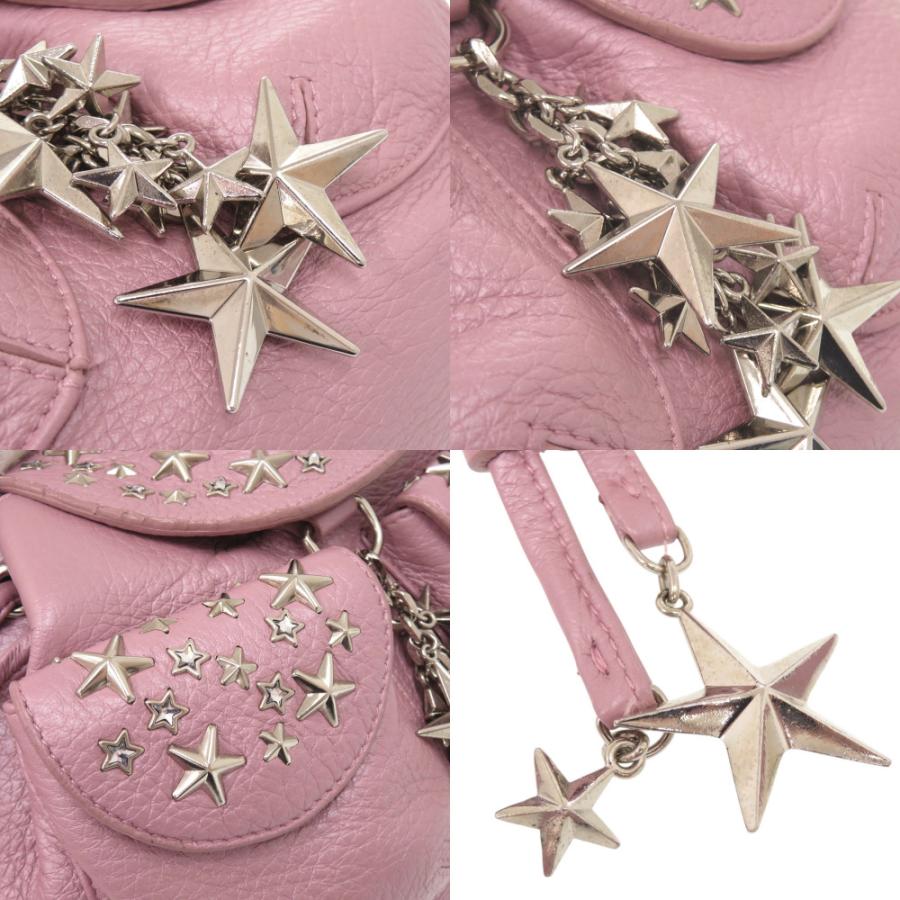 ジミーチュウ スター スタッズ レザー ピンク ミニ リュック デイパック 0809 JIMMY CHOO_6
