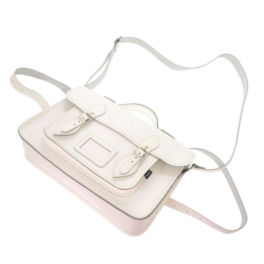 Zatchels  ザッチェルズ ホワイト 未使用 ザッチェルズ サッチェルバッグ レザー ホワイト 3WAY リュック
