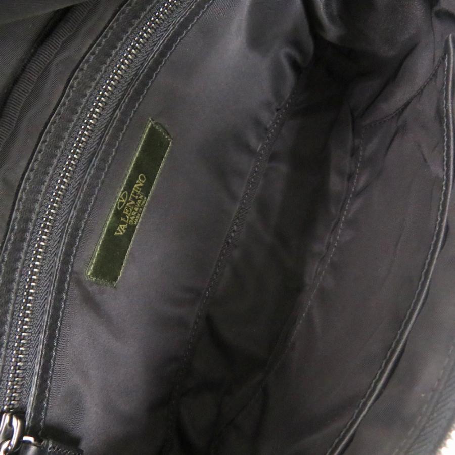 美品 ヴァレンティノ ガラヴァーニ ロゴ グリーン カモフラージュ