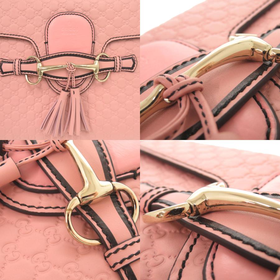 GUCCI（グッチ） 美品 エミリー マイクログッチシマ 449635 レザー