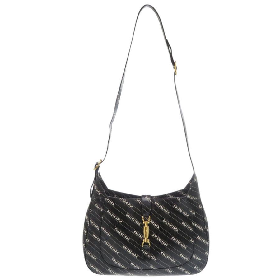 グッチ GUCCI ハンドバッグ ジャッキー1961 ザ ハッカー バレンシア ショルダーバッグ 636712 ブラック GUCCI（グッチ） 美品 × バレンシアガ ジャッキー1961 ザ ハッカー