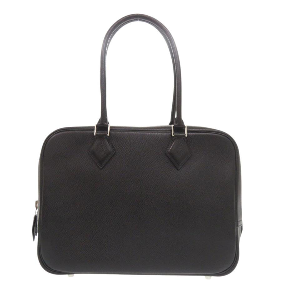 HERMES（エルメス） 美品 プリュム28 ヴォーエプソン ブラック