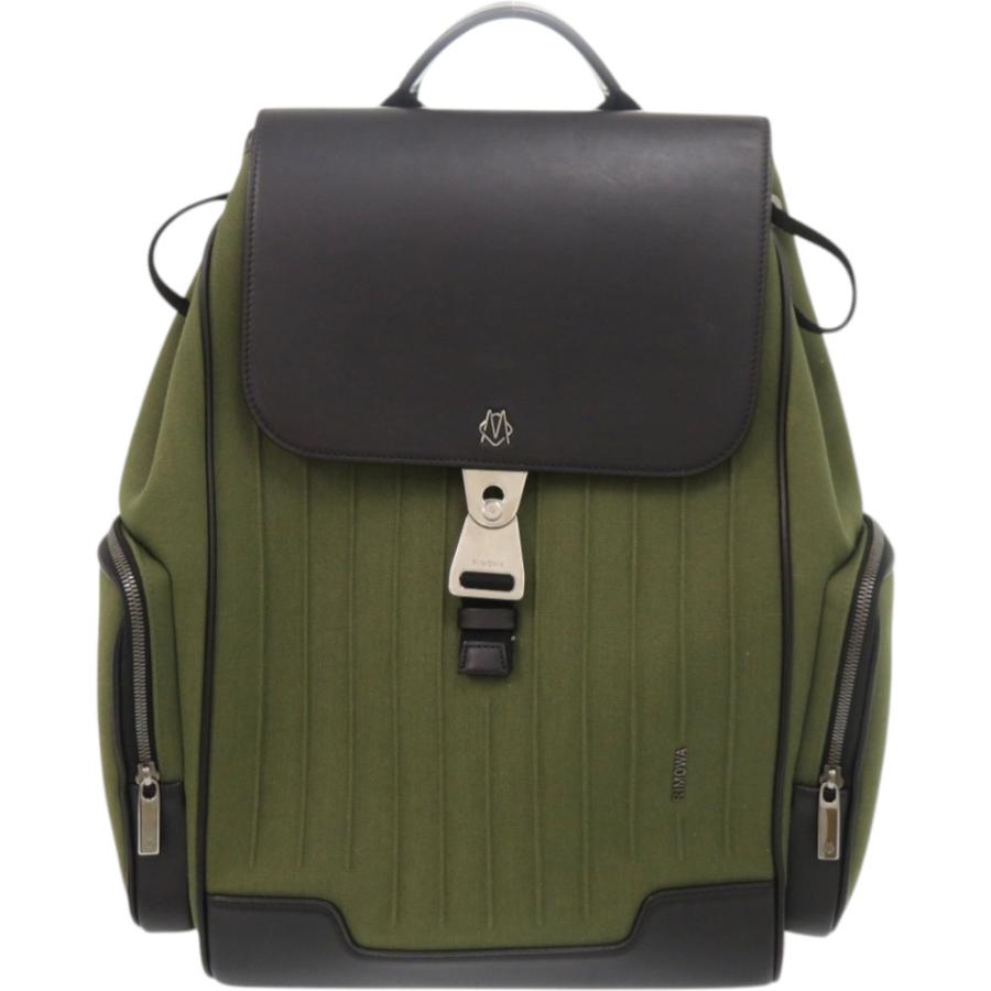 【美品】リモワ　ネバースティル　キャンバス　レザー　バックパック RIMOWA（リモワ） 美品 NEVER STILL バックパック キャンバス レザー