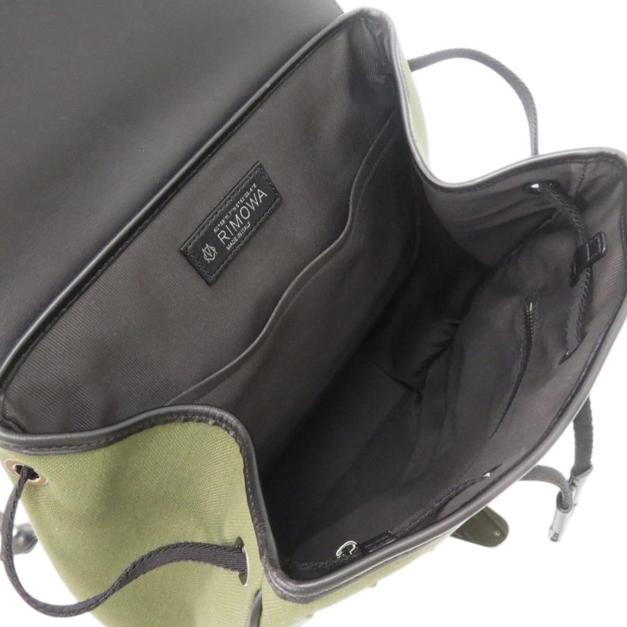 【美品】リモワ　ネバースティル　キャンバス　レザー　バックパック RIMOWA（リモワ） 美品 NEVER STILL バックパック キャンバス レザー
