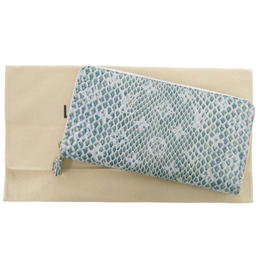 新品同様 ルイ ヴィトン ジッピーウォレット モノグラム N84193 IC パイソン ブルー 長財布 青 LV 0368 LOUIS VUITTONの画像
