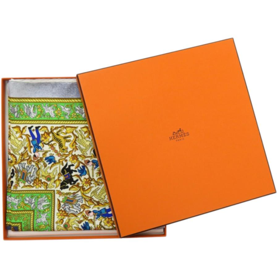 HERMES（エルメス） 新品同様 カレ90 CHASSE EN INDE インドの狩猟