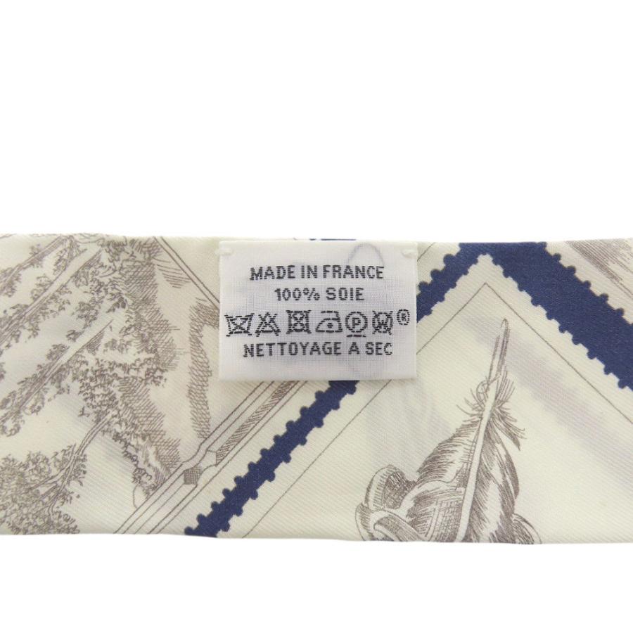 HERMES（エルメス） 新品同様 ツイリー フォーブルの切手愛好家 シルク