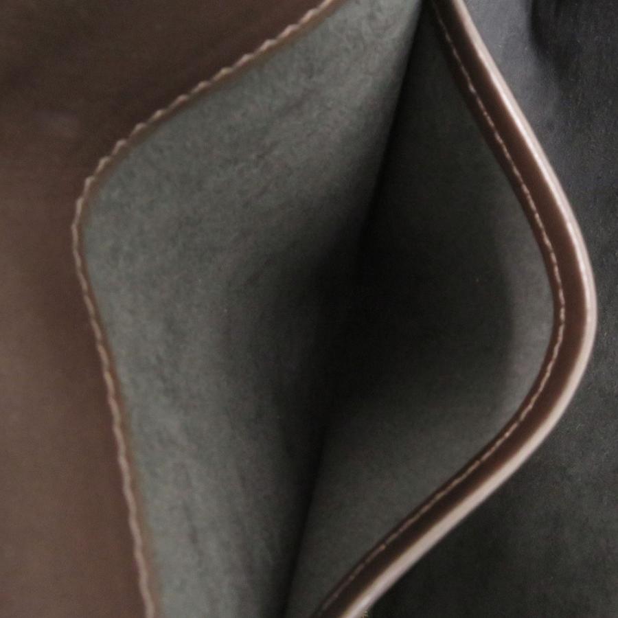 美品 ダンヒル ラゲッジキャンバス ジップフォリオ レザー ブラウン クラッチバッグ 茶 0536 Dunhill メンズ_6