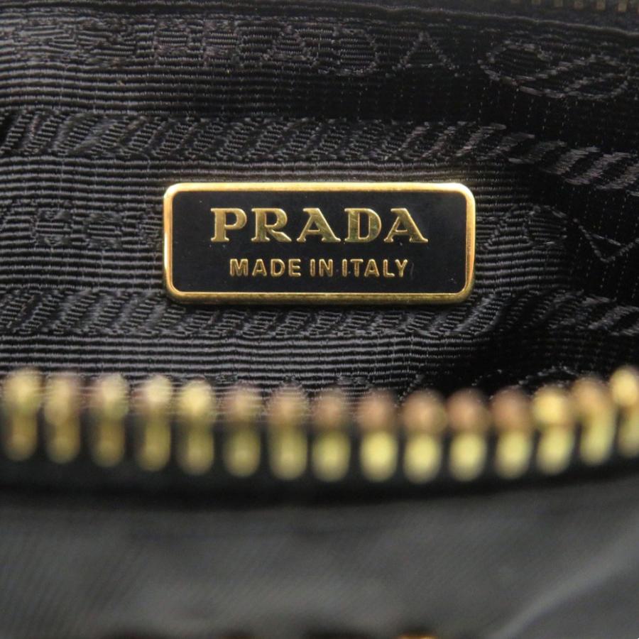 新品同様 プラダ ナイロン ベア ブラック ポーチ クマ 黒 0655 PRADA_5