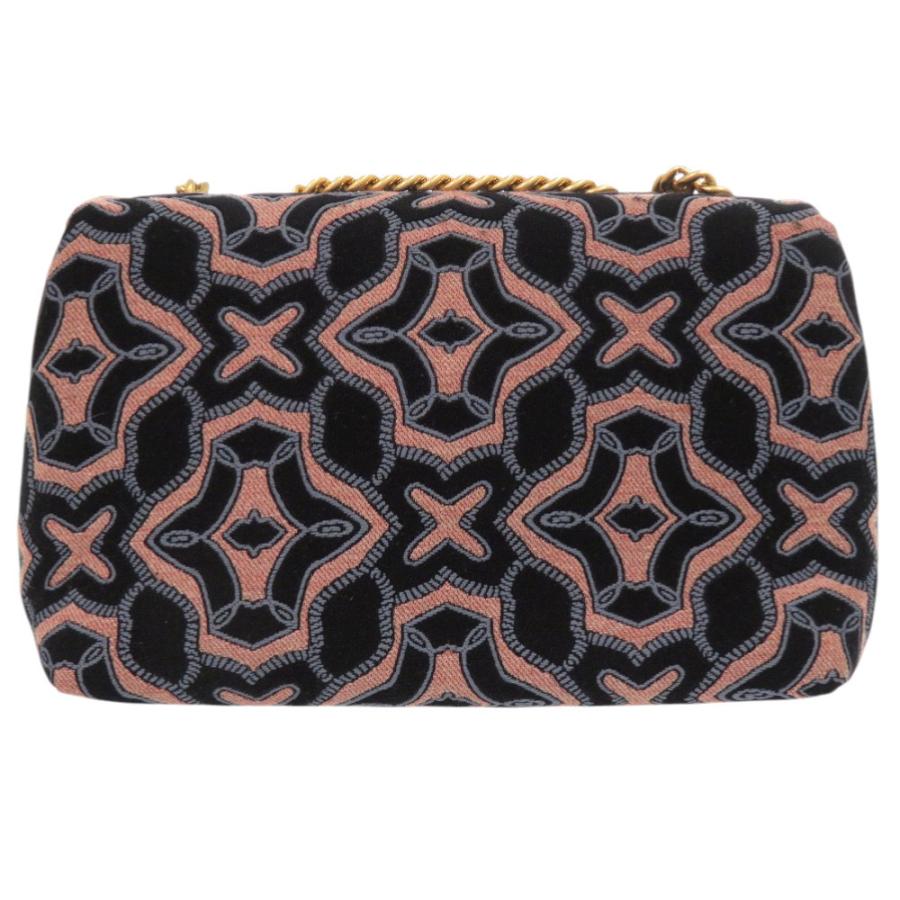 美品 トリーバーチ スモールキラ SMALL KIRA ゴールド金具 レザー ジャガード ピンク ブルー ショルダーバッグ 0709 Tory Burch_2
