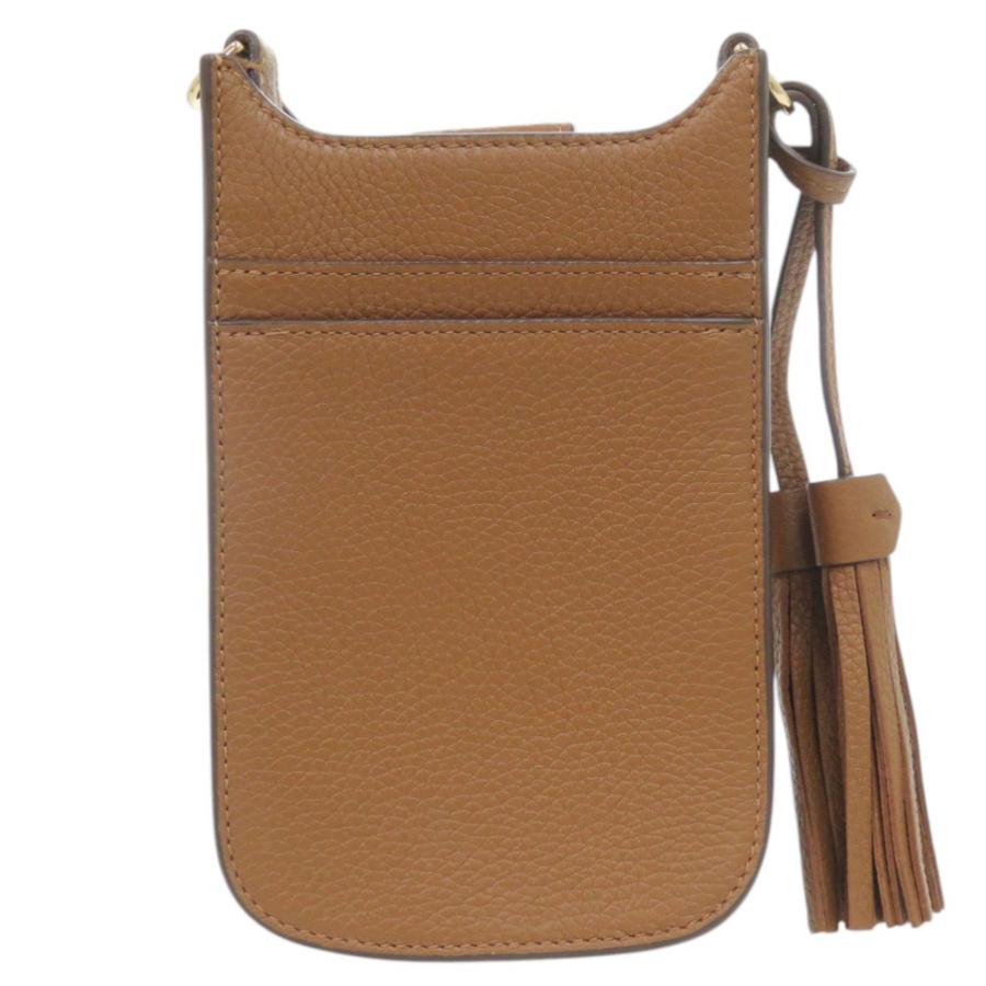 新品同様 トリーバーチ THEA CELLPHONE CROSSBODY レザー ブラウン ショルダーバッグ 茶 0710 Tory Burch_1