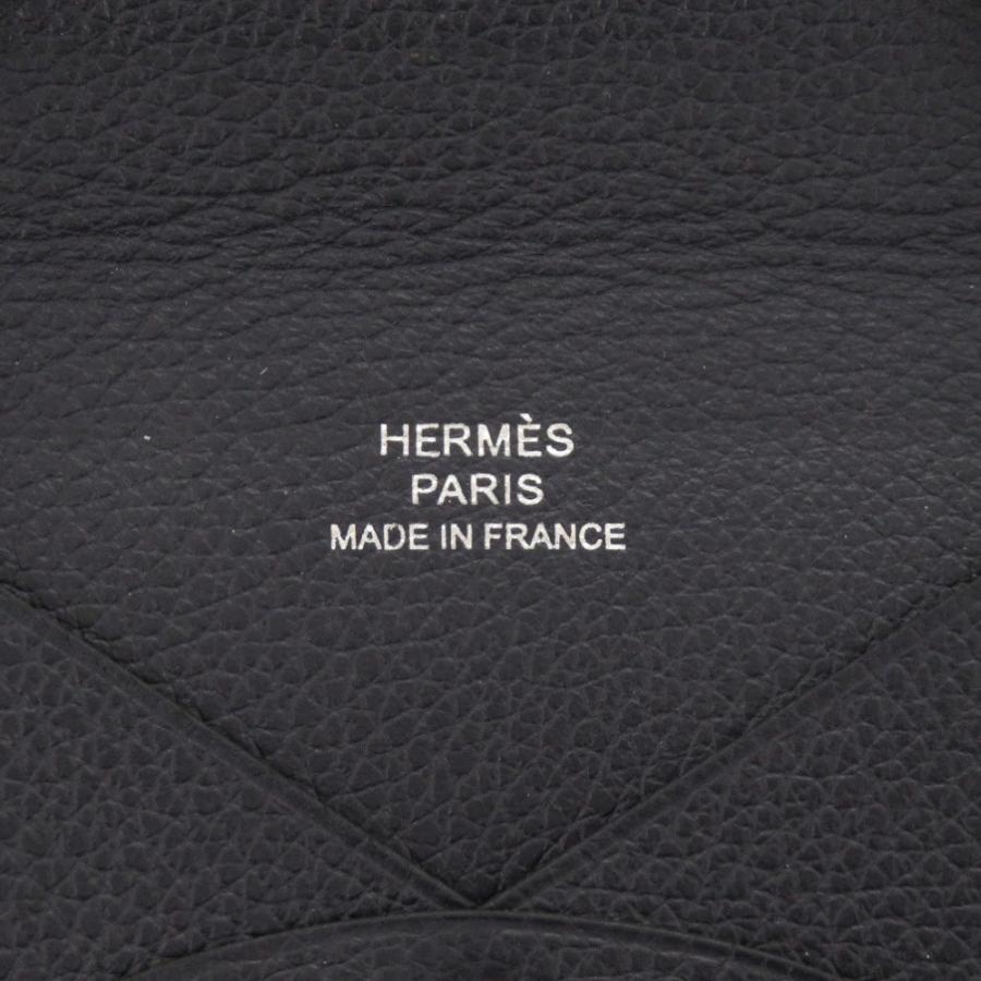HERMES（エルメス） カルヴィ エバーカラー ブルーニュイ シルバー金具