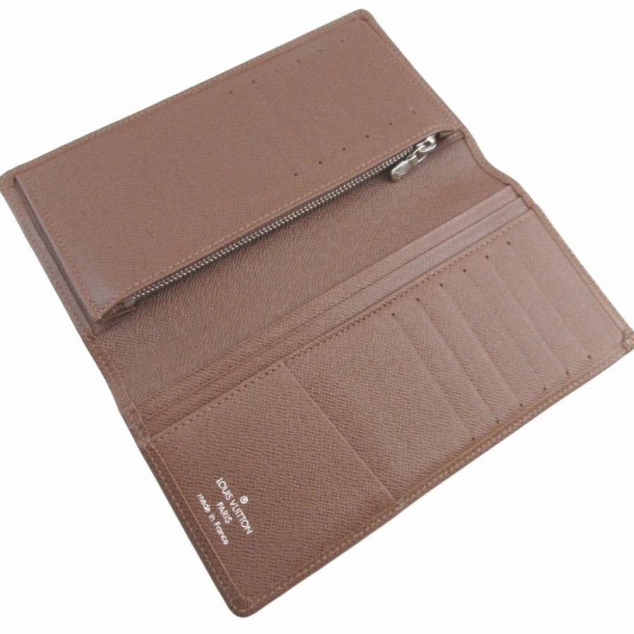 美品 ルイヴィトン M32578 タイガ ポルトフォイユ ブラザ グリズリ LV 2つ折り長財布 財布 0865【中古】LOUIS VUITTON LOUIS VUITTON（ルイ・ヴィトン） 美品 M32578 タイガ ポルトフォイユ