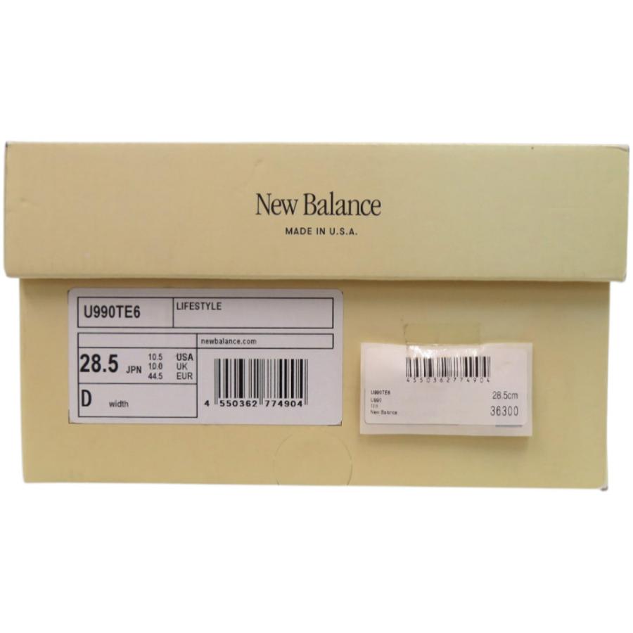 New Balance（ニューバランス） 未使用品 U990TE6 スウェード イエロー