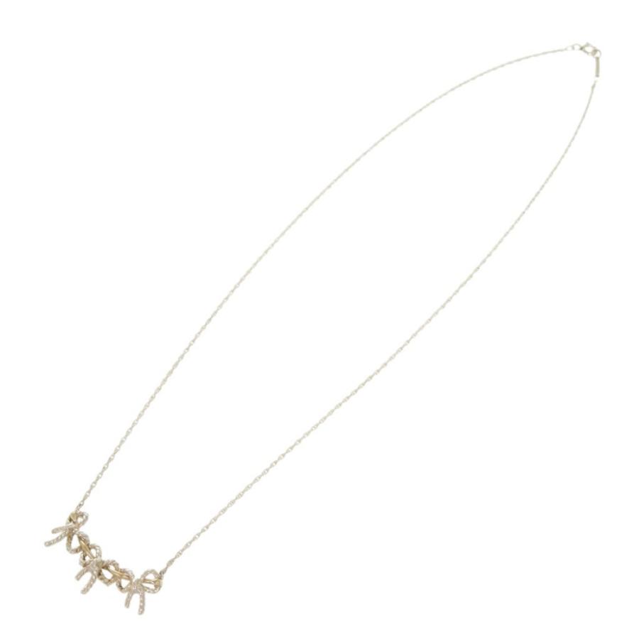 TIFFANY&Co.（ティファニー） 美品 トリプルリボン シルバー925 K18YG