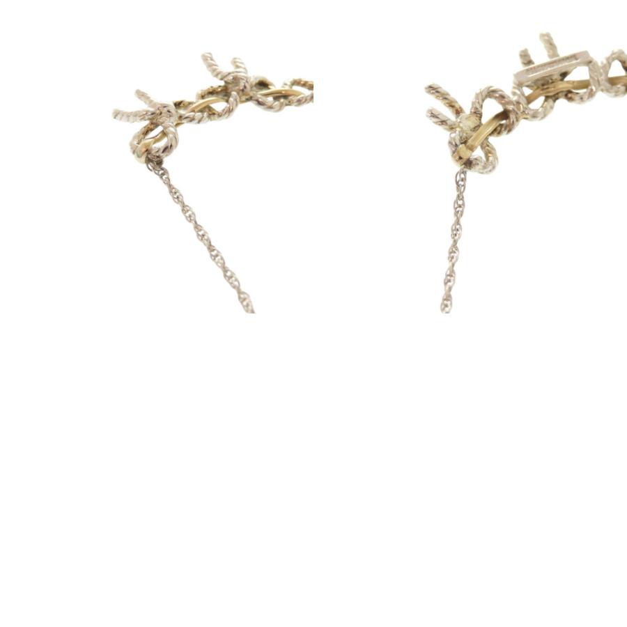 TIFFANY&Co.（ティファニー） 美品 トリプルリボン シルバー925 K18YG