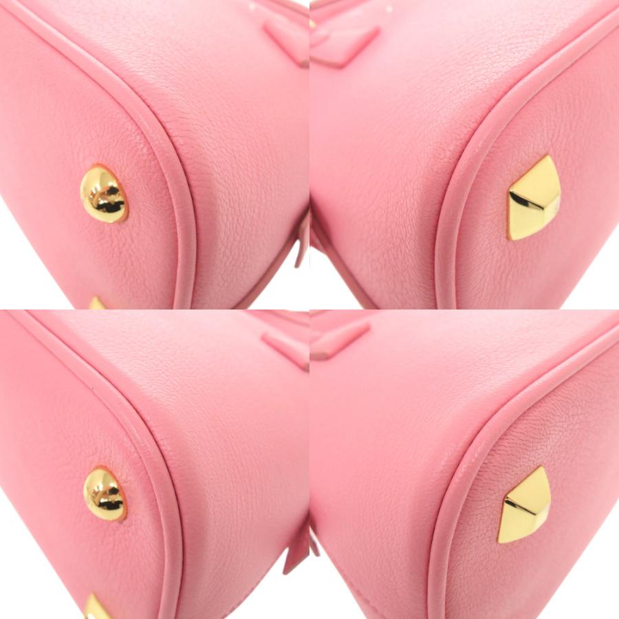 美品 メゾン マルジェラ 5AC クラシック マイクロ レザー ピンク 2WAY ハンドバッグ ショルダーバッグ 1506【中古】Maison Margiela 美品 メゾン マルジェラ 5AC クラシック マイクロ レザー ピンク 2WAY